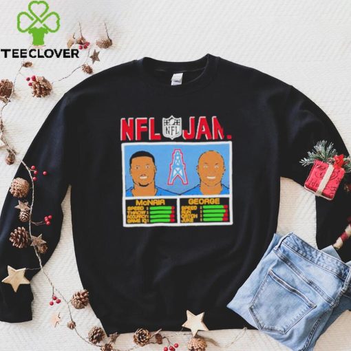Tennessee Titans Steve Mcnair Eddie George Nfl Jam T shirt