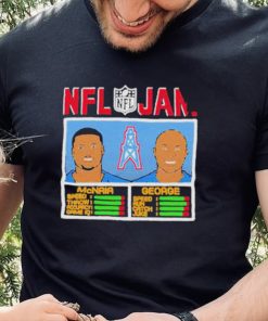 Tennessee Titans Steve Mcnair Eddie George Nfl Jam T shirt