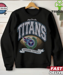 Tennessee Titans Stoney Clover Lane x '47 Black Glitter Rocker Retro Tubular T Shirt