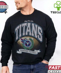 Tennessee Titans Stoney Clover Lane x '47 Black Glitter Rocker Retro Tubular T Shirt