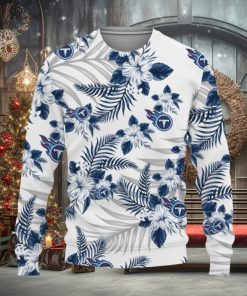 Tennessee Titans Tropical Patterns Ugly Xmas Sweater AOP Gift Holidays 1 Tennessee Titans Tropical Patterns Ugly Xmas Sweater AOP Gift Holidays