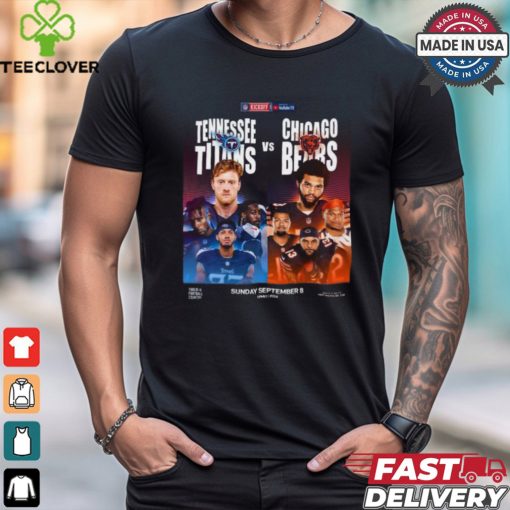 Tennessee Titans Vs Chicago Bears 2024 NFL Kickoff Shirt