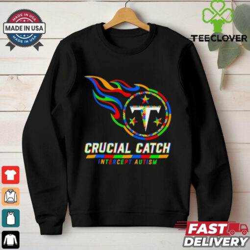 Tennessee Titans crucial catch intercept autism shirt