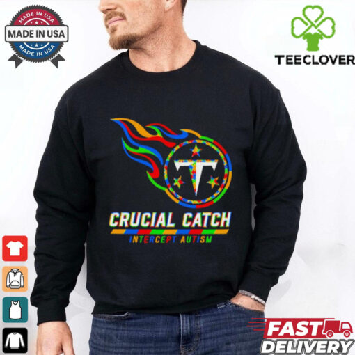 Tennessee Titans crucial catch intercept autism shirt
