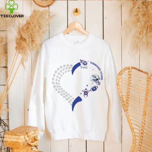 Tennessee Titans football heart helmet logo gift hoodie, sweater, longsleeve, shirt v-neck, t-shirt