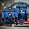 New England Patriots Logo Knitted Pine Trees Pattern Ugly Christmas Sweater