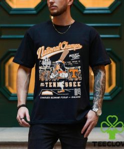 Tennessee Vols 2024 NCAA College World Series National Champs Men’s Cartoon Smokey Shirt