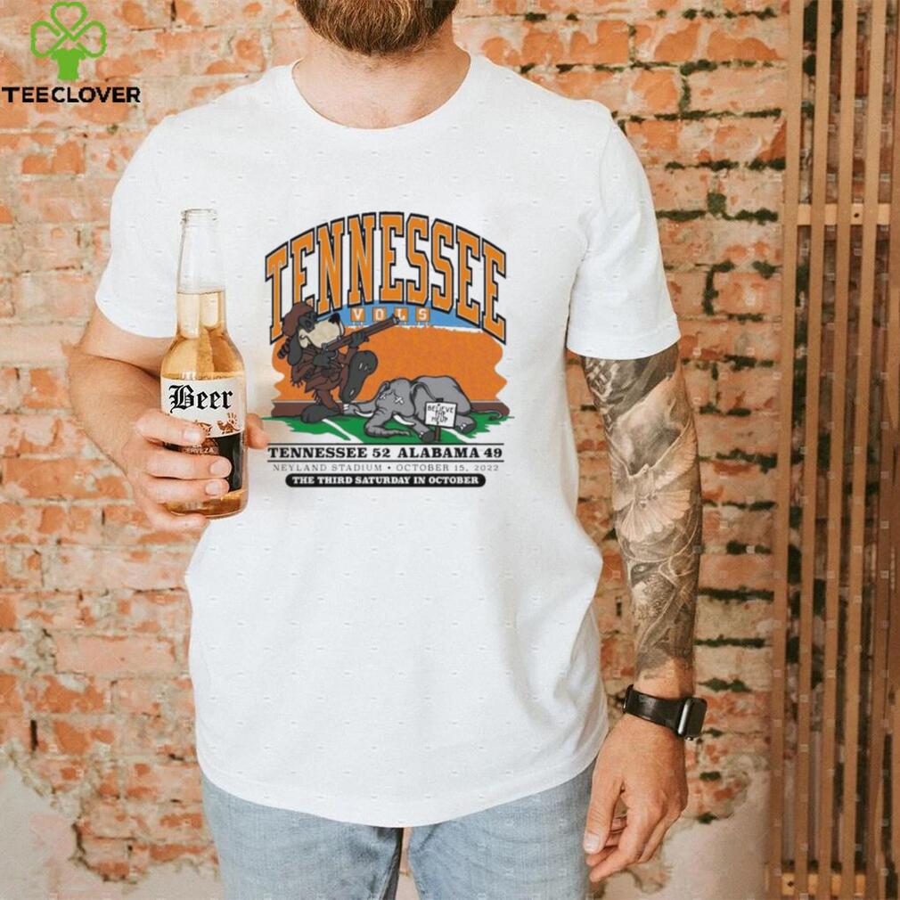 Tennessee Vols Beat Alabama 52 49 The Third Saturday In October shirt Tennessee Vols Beat Alabama 52 49 The Third Saturday In October shirt