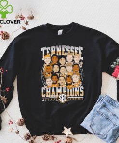 Tennessee Vols Champions 2024 men’s basketball caricature team shirt
