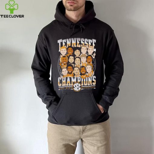 Tennessee Vols Champions 2024 men’s basketball caricature team shirt