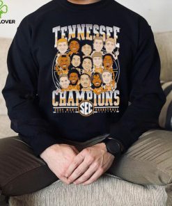 Tennessee Vols Champions 2024 men’s basketball caricature team shirt