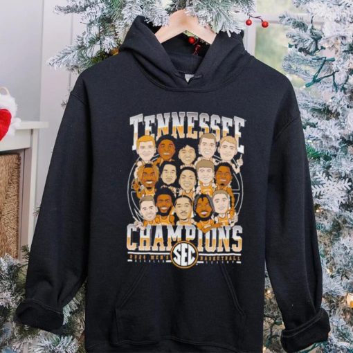 Tennessee Vols Champions 2024 men’s basketball caricature team shirt