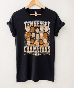 Tennessee Vols Champions 2024 men’s basketball caricature team shirt