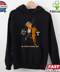 Tennessee Vols Football Jermod McCoy One Handed Interception On A Tennessee Saturday Night Signature NCAA t shirt
