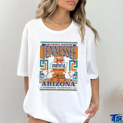 Tennessee Volunteers 1998 National Champions Undefeated Season Tempe Arizona T Shirt
