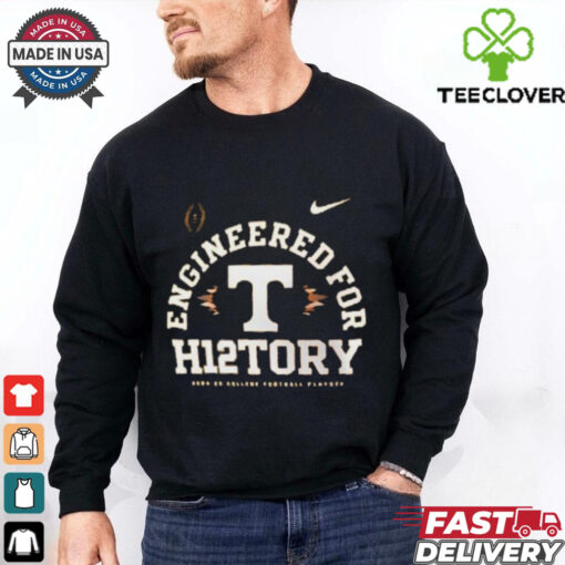 Tennessee Volunteers 2024 2025 College Football Playoff Engineered For H12tory T Shirt