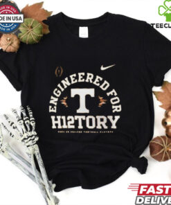 Tennessee Volunteers 2024 2025 College Football Playoff Engineered For H12tory T Shirt