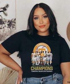 Tennessee Volunteers 2024 NCAA Baseball Champions Signature T Shirt