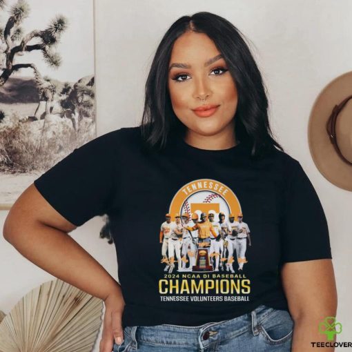 Tennessee Volunteers 2024 NCAA Baseball Champions Signature T Shirt