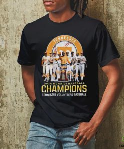 Tennessee Volunteers 2024 NCAA Baseball Champions Signature T Shirt
