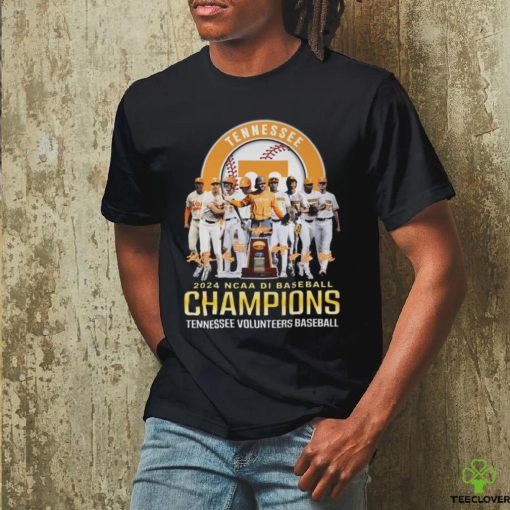 Tennessee Volunteers 2024 NCAA Baseball Champions Signature T Shirt