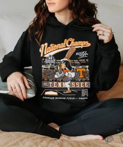 Tennessee Volunteers 2024 NCAA College World Series Nation Champs men’s cartoon shirt
