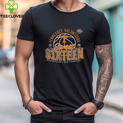 Tennessee Volunteers 2024 NCAA Men_s Basketball Tournament March Madness Sweet Sixteen Defensive Stance T Shirt