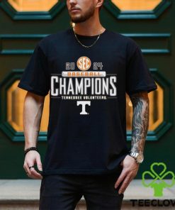 Tennessee Volunteers 2024 SEC East Baseball Regular Season Champions Locker Room T Shirt