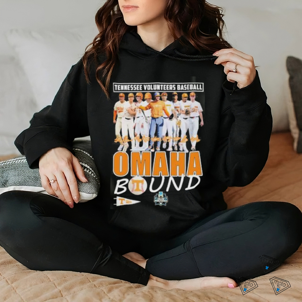 Tennessee Volunteers Baseball Team Omaha Bound Signatures hoodie, sweater, longsleeve, shirt v-neck, t-shirt