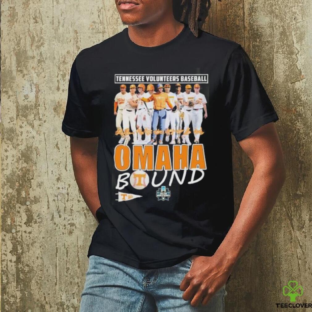 Tennessee Volunteers Baseball Team Omaha Bound Signatures shirt Tennessee Volunteers Baseball Team Omaha Bound Signatures shirt