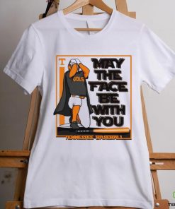 Tennessee Volunteers Baseball may the face be with you art shirt