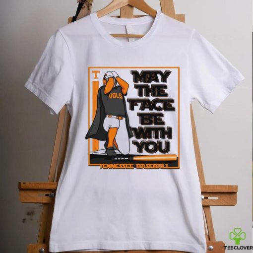 Tennessee Volunteers Baseball may the face be with you art shirt