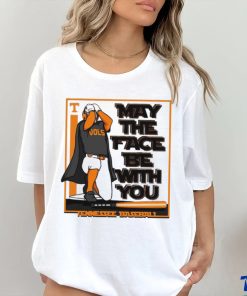 Tennessee Volunteers Baseball may the face be with you art shirt