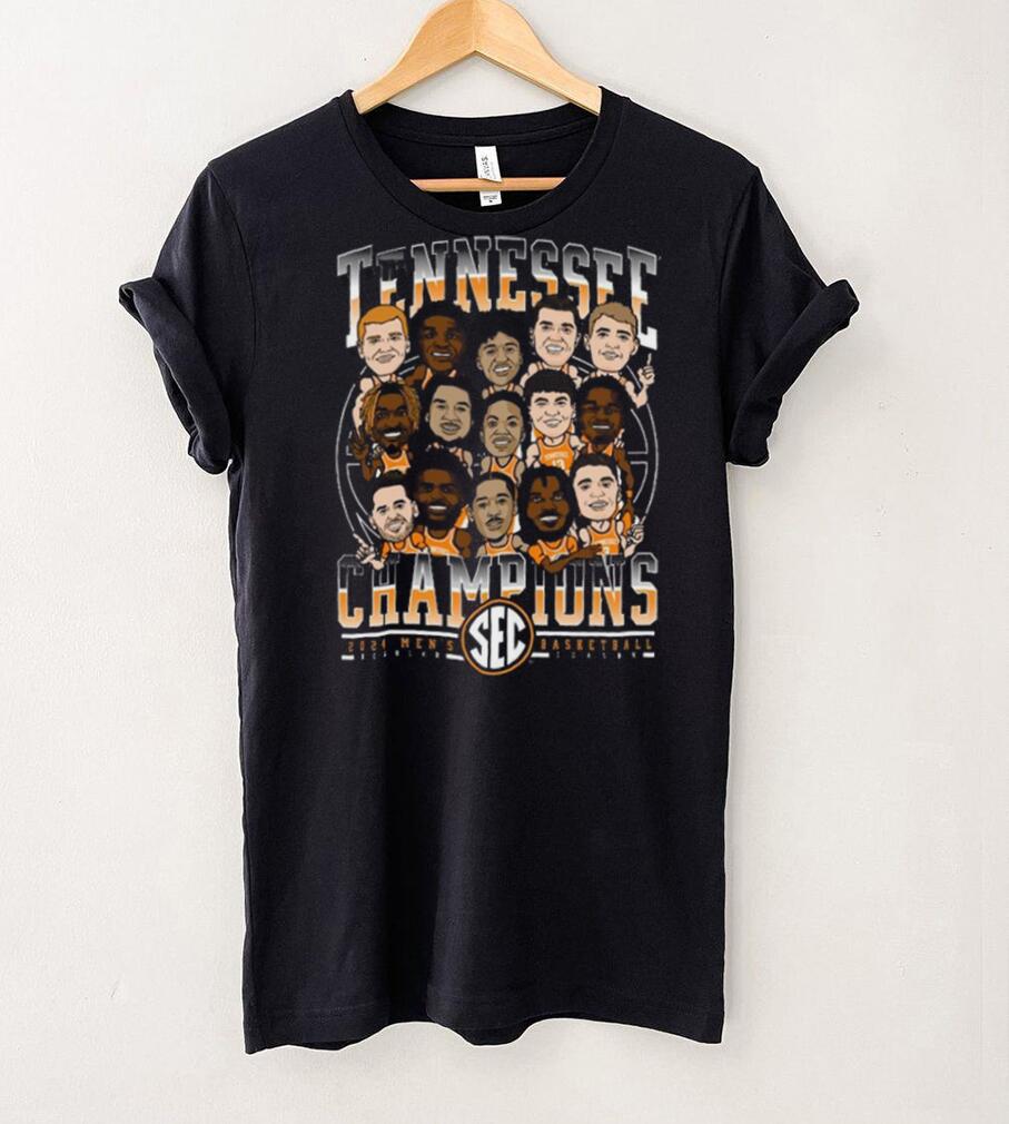 Tennessee Volunteers Basketball 2024 Sec Champs Team Nil T shirt Tennessee Volunteers Basketball 2024 Sec Champs Team Nil T shirt