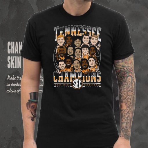 Tennessee Volunteers Basketball 2024 Sec Champs Team Nil T shirt