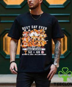 Tennessee Volunteers Best Day Ever Vols Beat Bama T Shirt