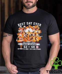 Tennessee Volunteers Best Day Ever Vols Beat Bama T Shirt