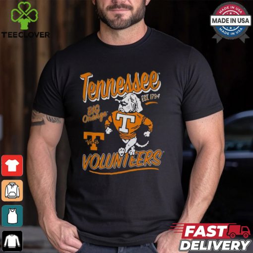 Tennessee Volunteers Black Retro T Shirt