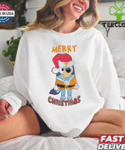 Tennessee Volunteers Bluey Merry Christmas 2024 Shirt