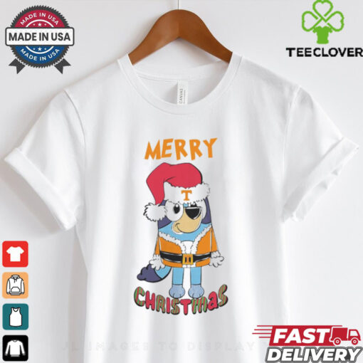 Tennessee Volunteers Bluey Merry Christmas 2024 Shirt