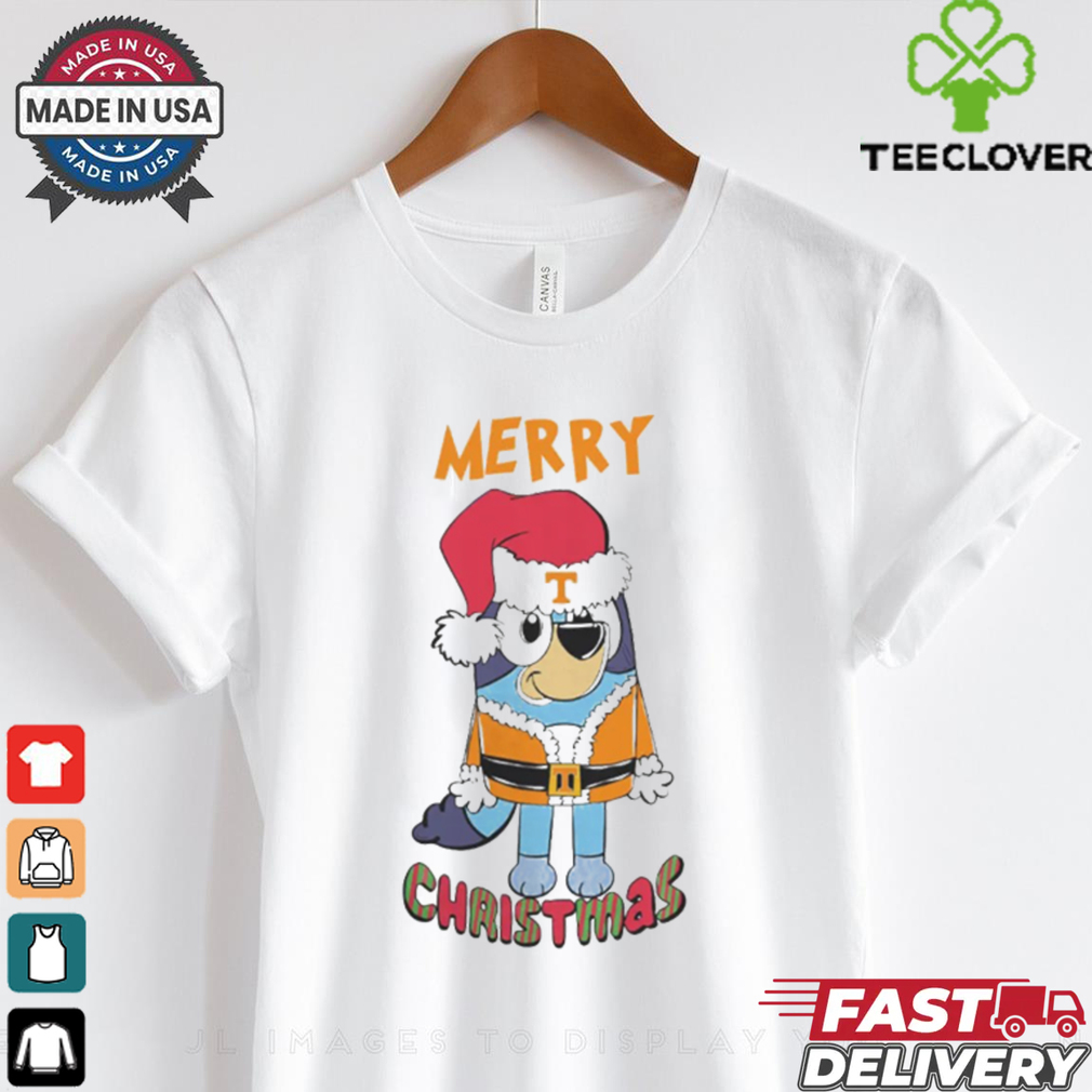 Tennessee Volunteers Bluey Merry Christmas 2024 Shirt Tennessee Volunteers Bluey Merry Christmas 2024 Shirt