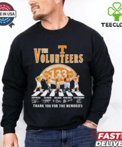 Tennessee Volunteers Celebrating 133 Years Of The Memories T Shirt