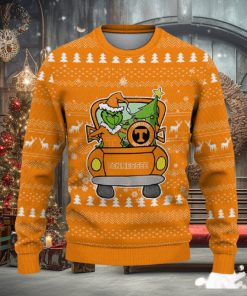 Tennessee Volunteers Christmas Sweater Grinch Driving Funny Gift Fans