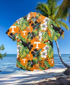 Tennessee Volunteers Floral Hawaiian Shirt