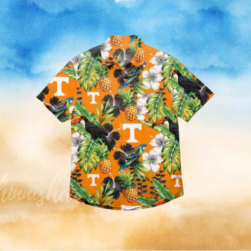 Tennessee Volunteers Floral Hawaiian Shirt