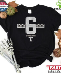 Tennessee Volunteers Football Dylan Sampson 6 Stripe NCAA t shirt