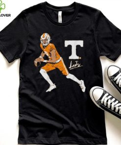 Tennessee Volunteers Football Nico Iamaleava Superstar Pose signature t shirt 1 Tennessee Volunteers Football Nico Iamaleava Superstar Pose signature t shirt