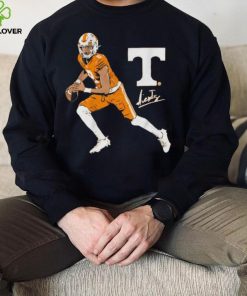 Tennessee Volunteers Football Nico Iamaleava Superstar Pose signature t shirt 2 Tennessee Volunteers Football Nico Iamaleava Superstar Pose signature t shirt