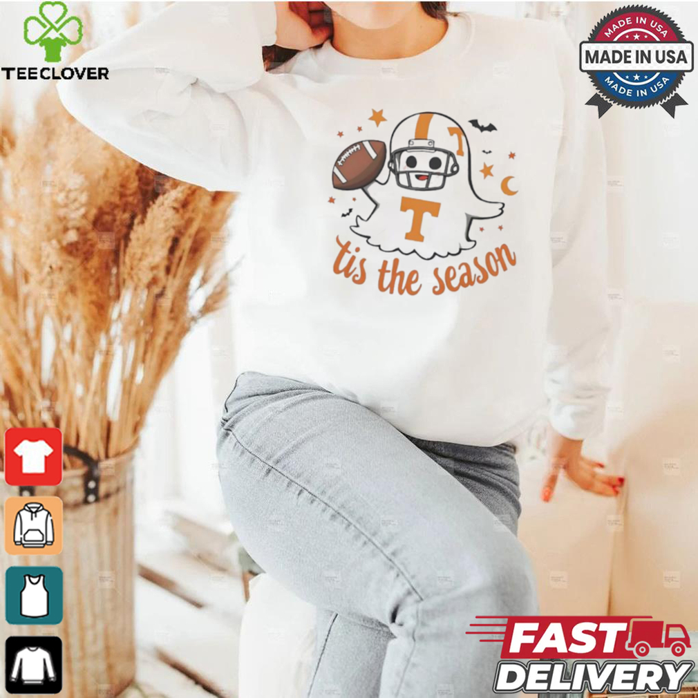Tennessee Volunteers Ghost Tis The Season Spooky Football Halloween shirt Tennessee Volunteers Ghost Tis The Season Spooky Football Halloween shirt