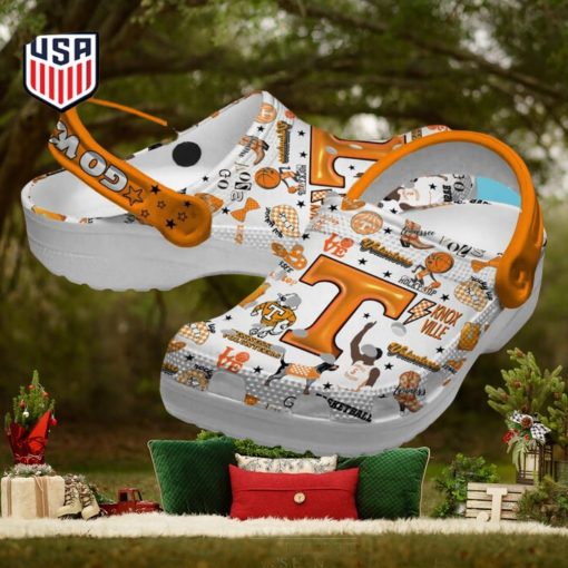 Tennessee Volunteers Go Vols Rocky Top Crocs Clog Shoes